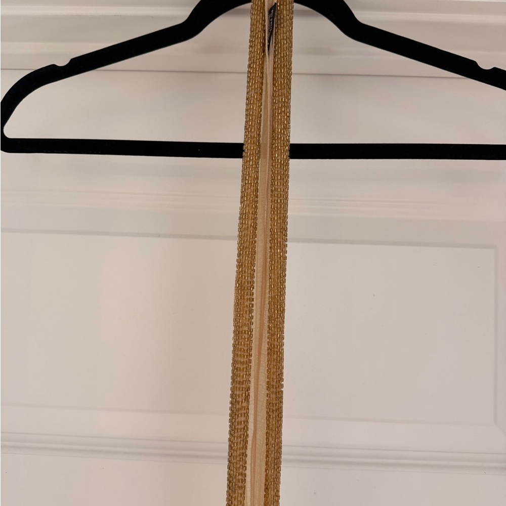 SOLD - Hannah Montana/Y2K Gold and Cream Scarf